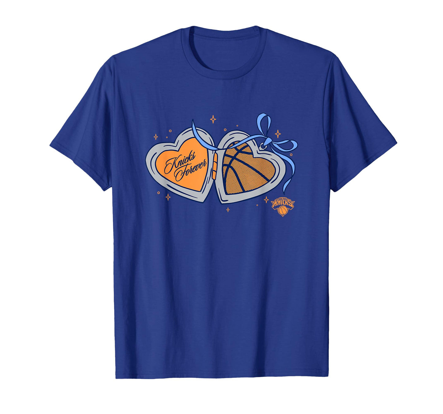 NBA New York Knicks Valentine's Day Heart Locket T-Shirt