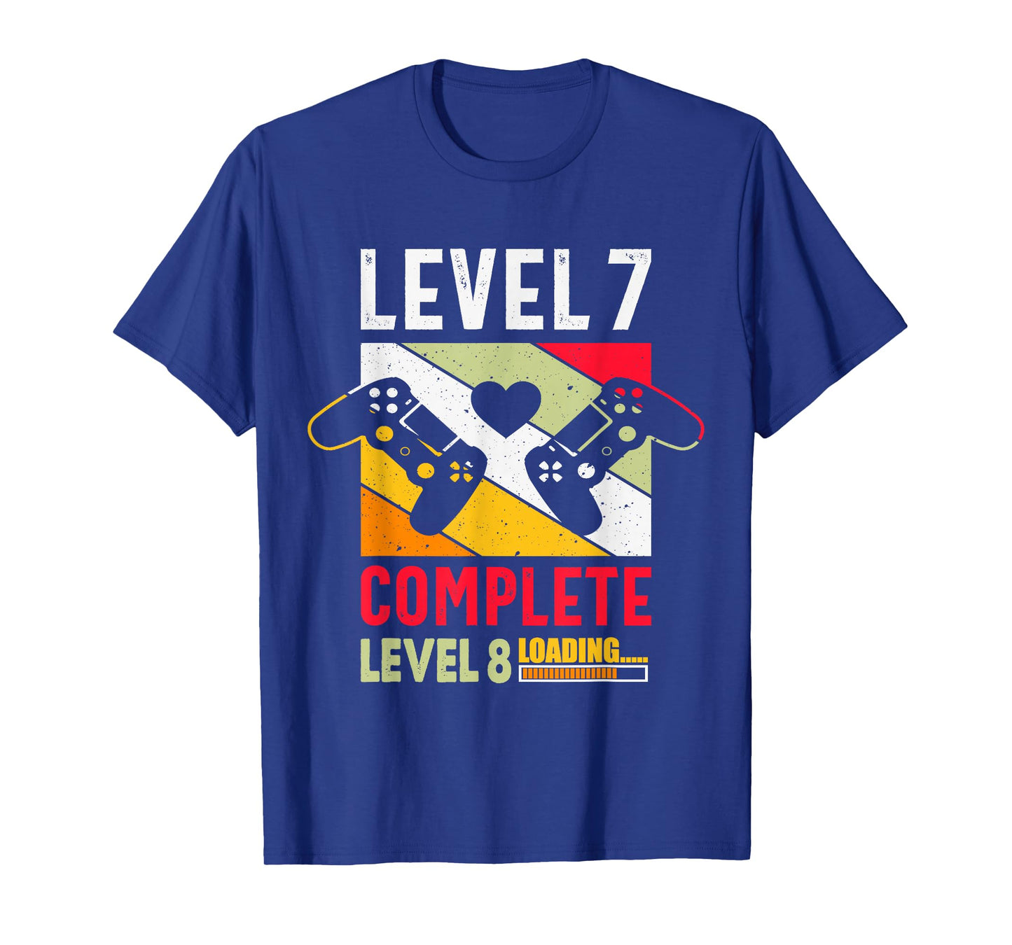 Level 7 Complete Level 8 Loading 7 Year Wedding Anniversary T-Shirt