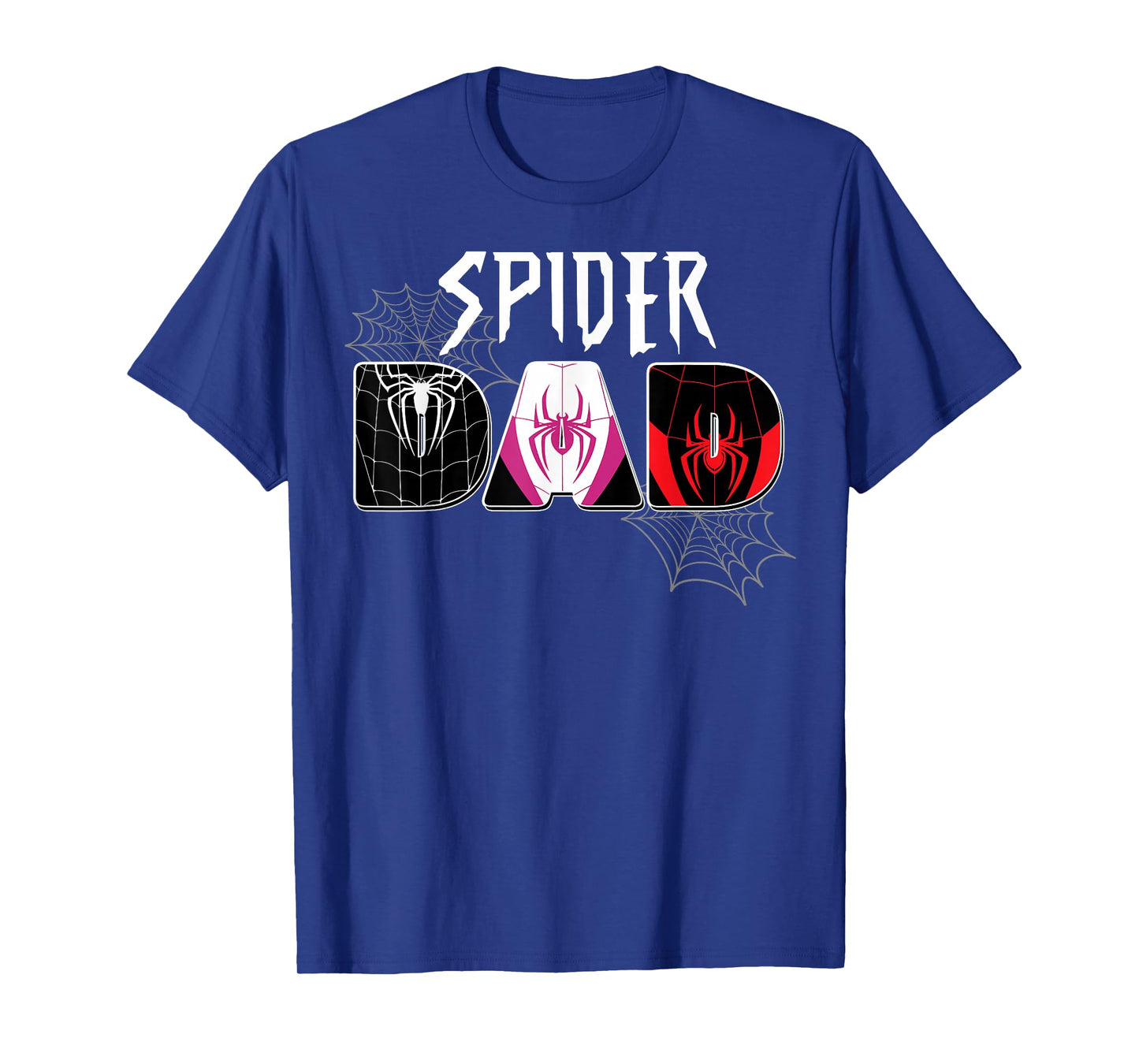 Mens Spider Dad Design Father's Day Matching Family Birthday T-Shirt