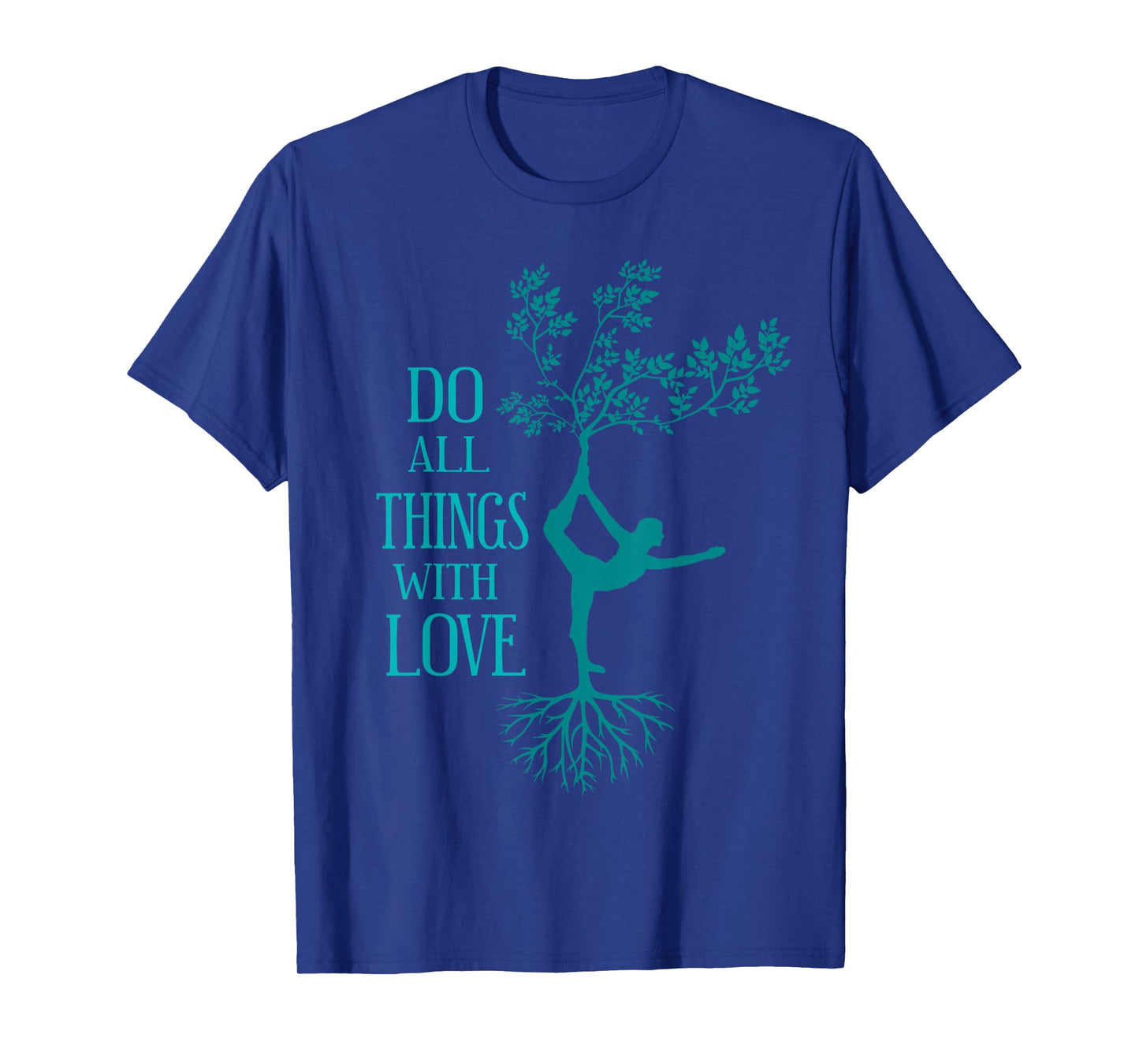 Yoga Love - Dancer Tree Pose T-Shirt T-Shirt