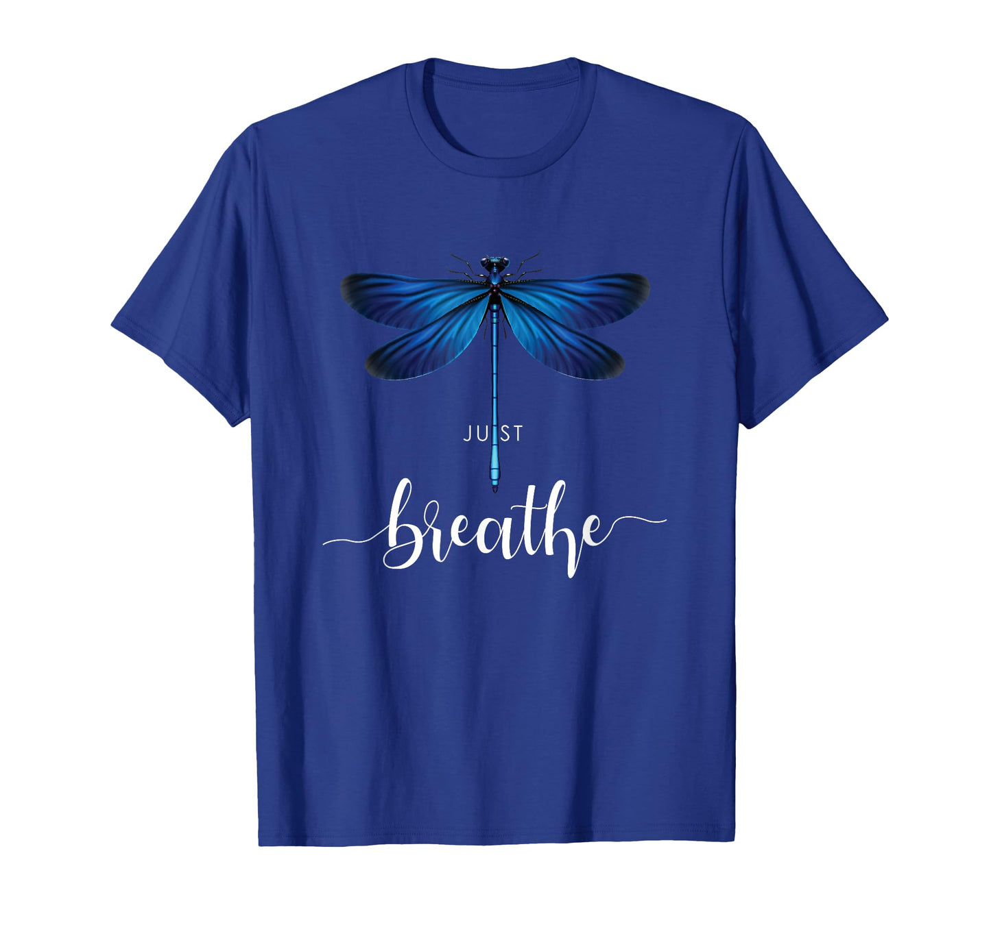 Just Dragonfly Tattoo Motif Summer Breathe Meditation Yoga Cute T-Shirt