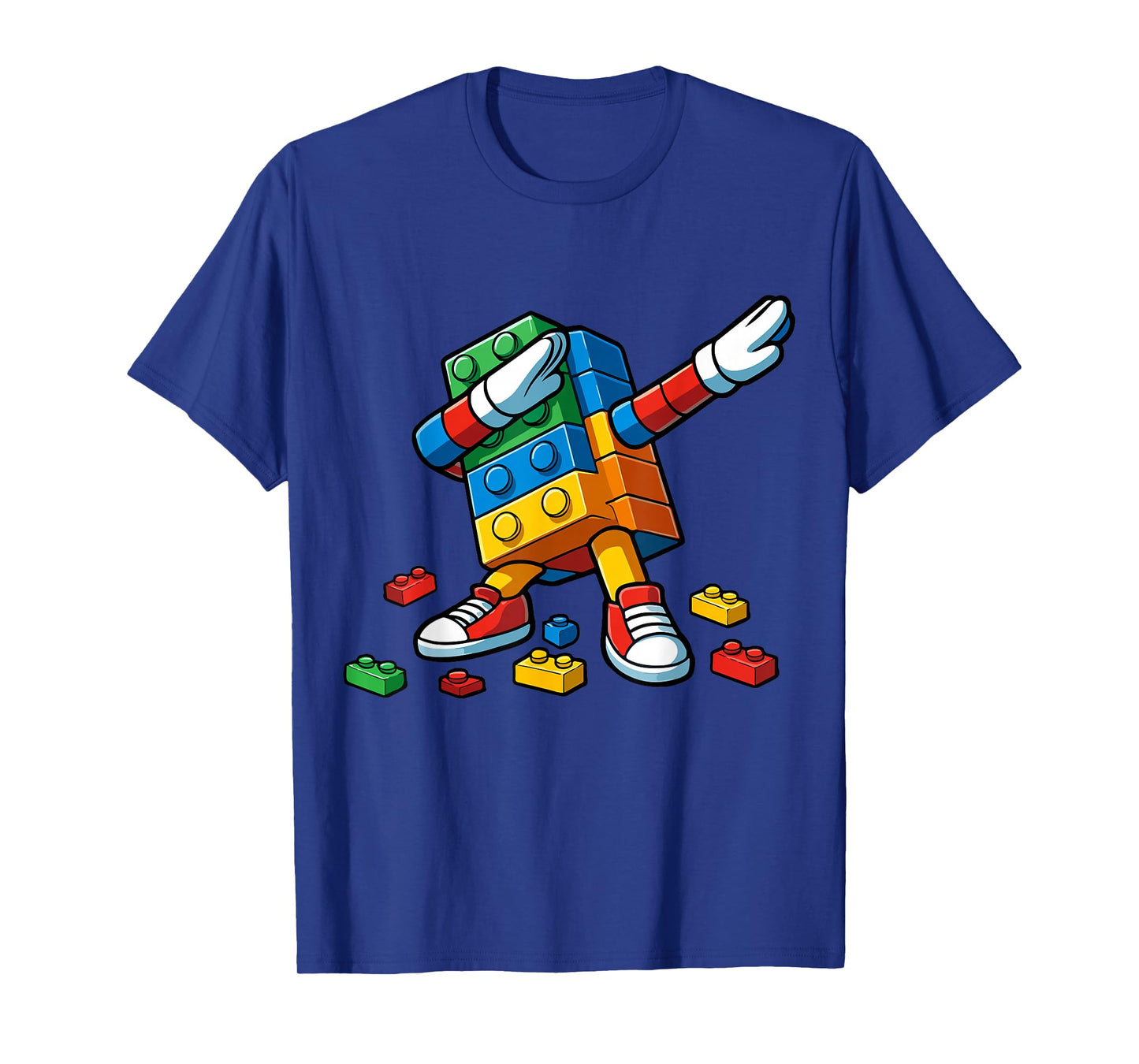 Dabbing Kids Master Builder Funny Building Blocks Brick Boys T-Shirt