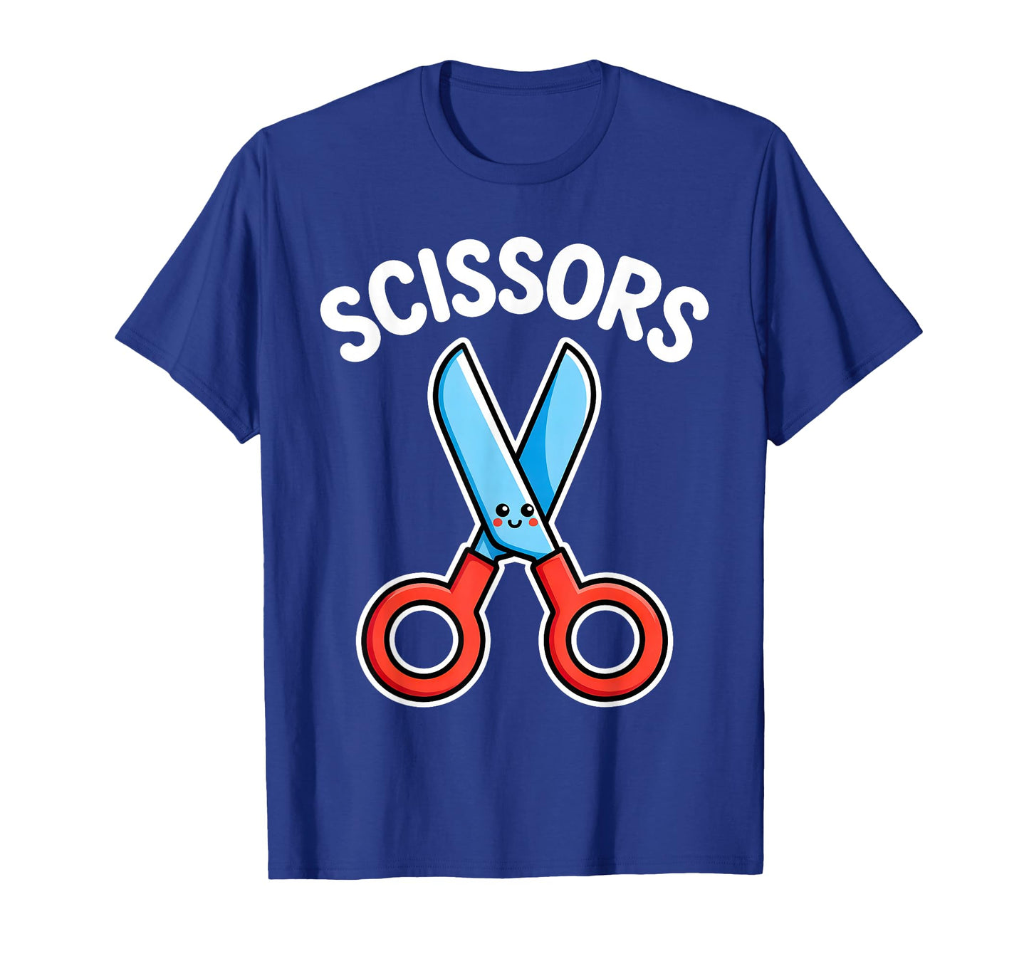 Scissors Halloween Costume Funny Kawaii Group Game Matching T-Shirt