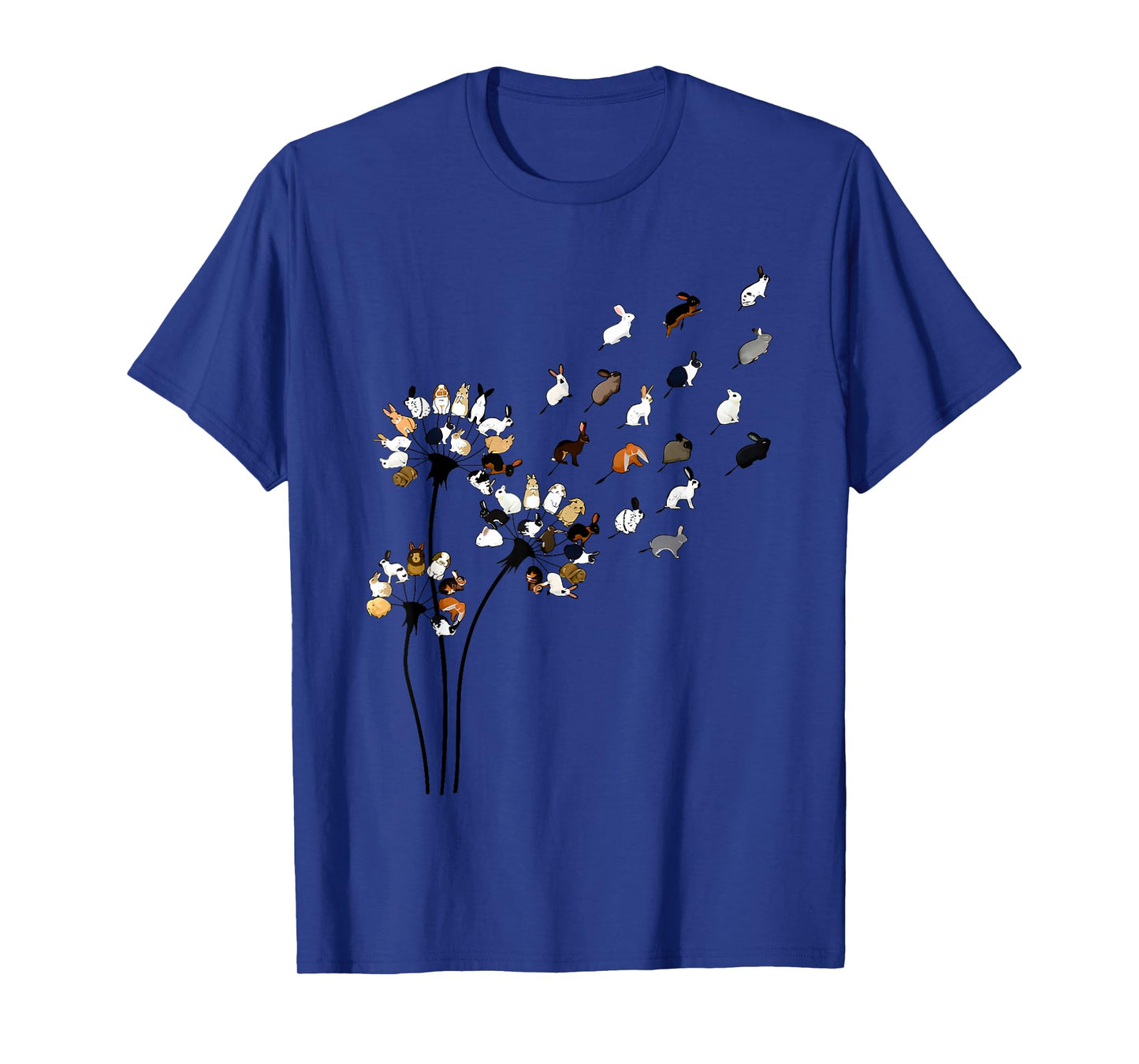 funny dandelion bunny flower T-Shirt