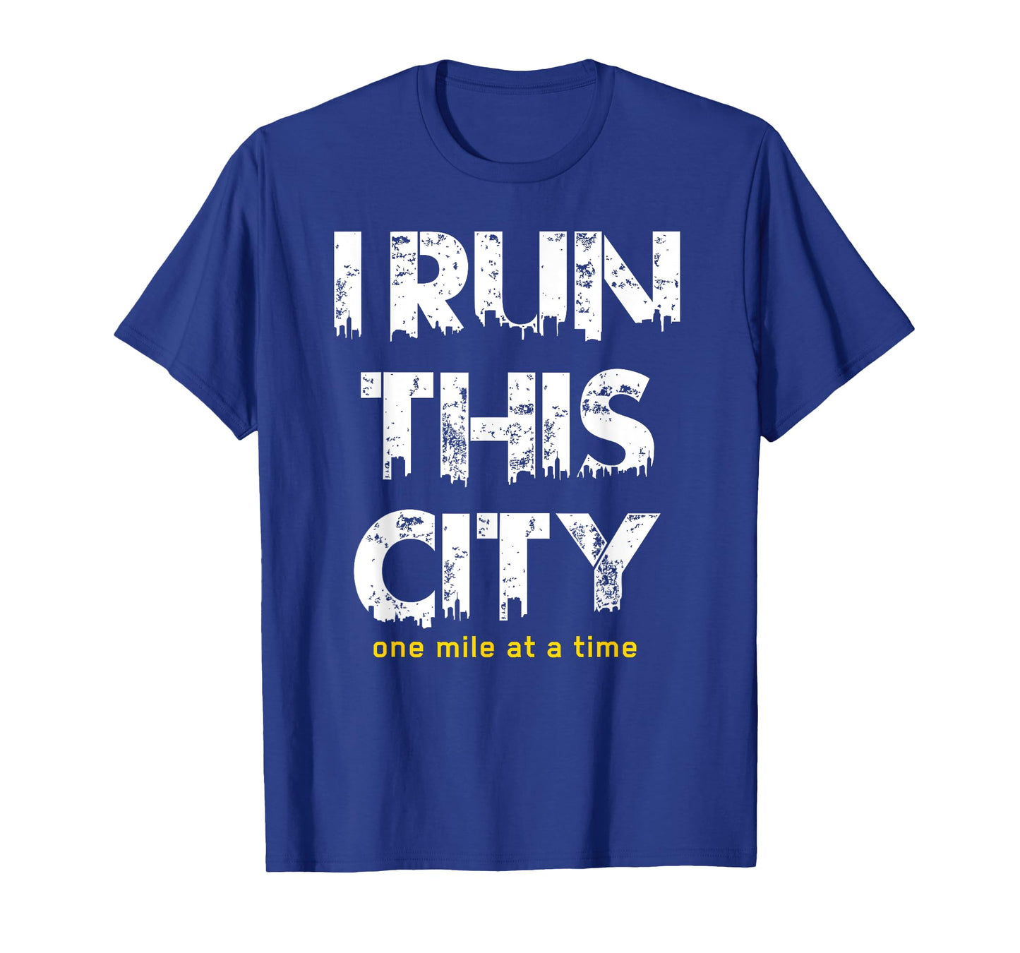 Running Shirt I Run This City One Mile At A Time Men Women