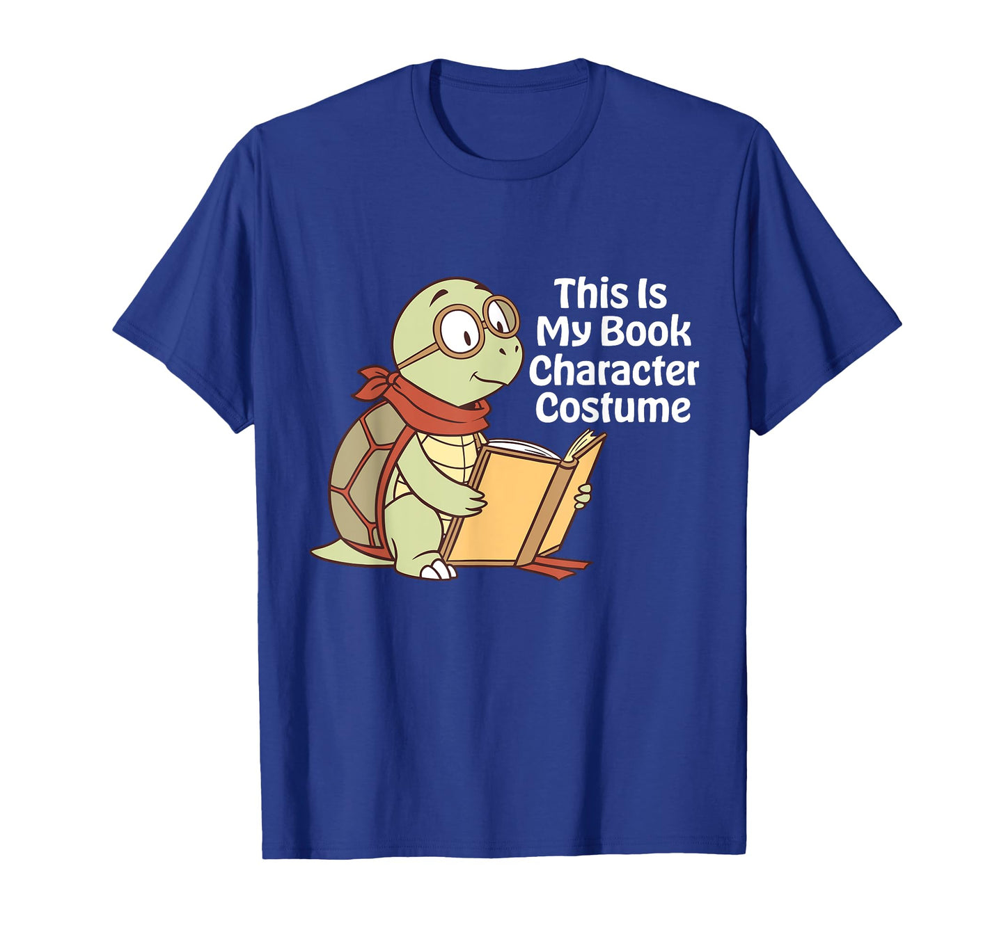 This Is My Book Character Costume Turtle Kids Reading T-Shirt