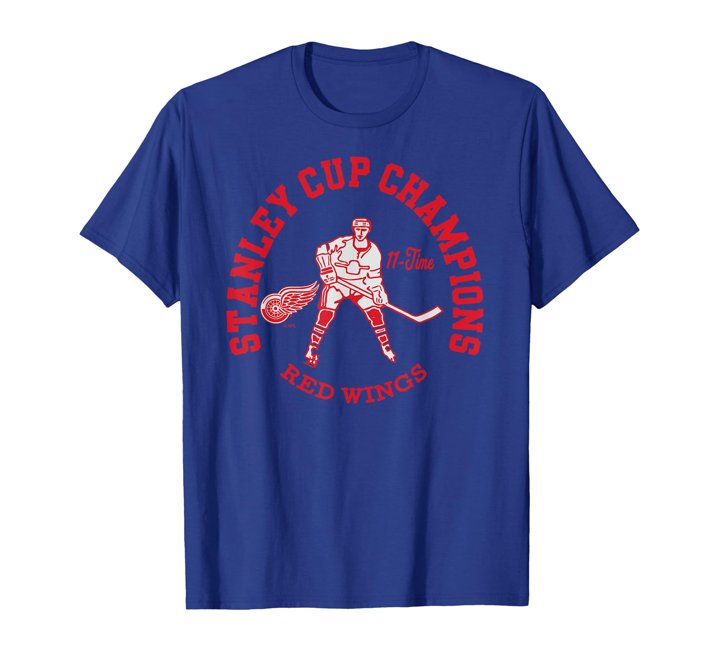 Detroit Red Wings Stanley Cup Champions 11-Time T-Shirt