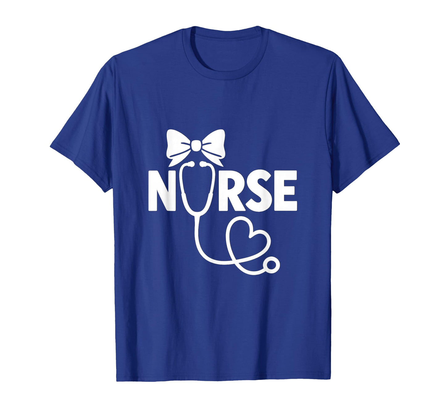 Coquette Bow Nurse Stethoscope Heart Nursing Doctor T-Shirt