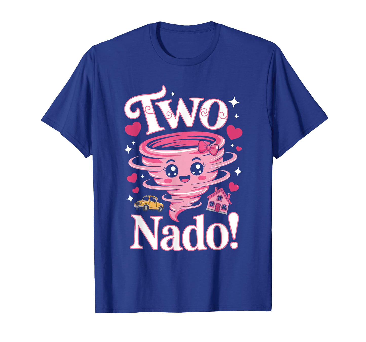 Tornado 2 Year Old Girl Birthday Two Nado 2nd Party T-Shirt