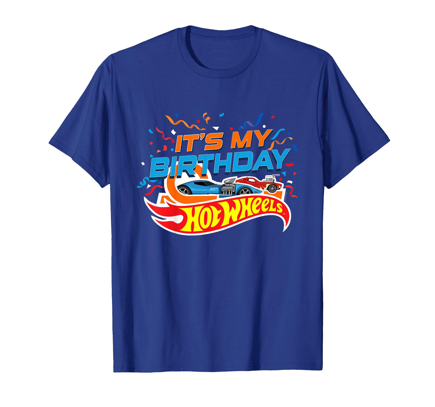 Kids Hot Wheels It's My Birthday Confetti T-Shirt