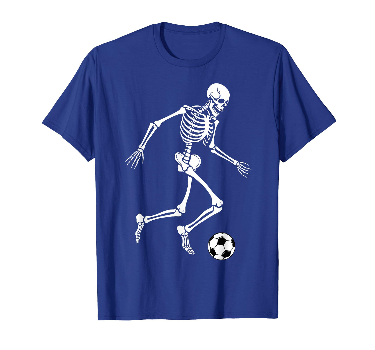 Soccer Skeleton Playing Soccer Halloween Skull Lover T-Shirt