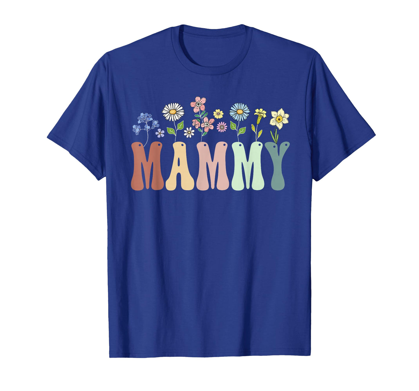 Mammy Gifts Women Wildflower Floral Design Mammy T-Shirt