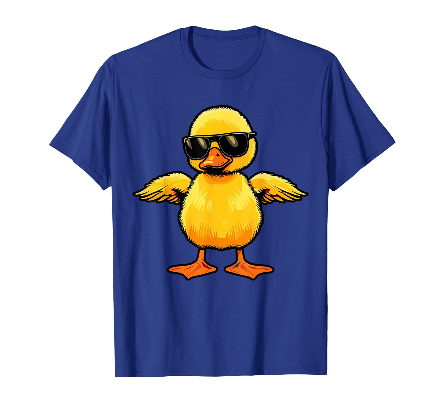 Yellow Duck in Sunglasses Retro Duck T-Shirt