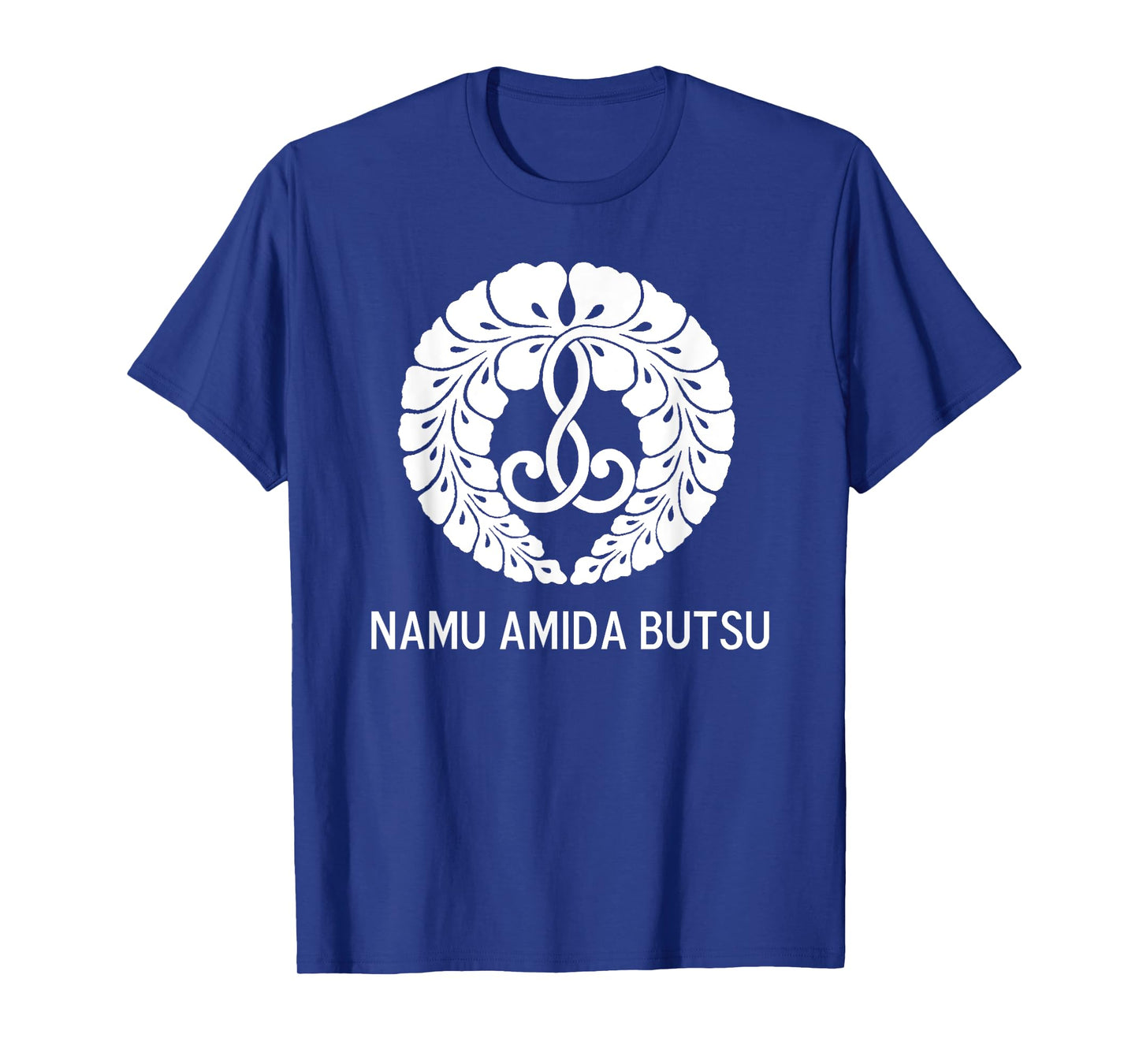 Wisteria Crest - Namu Amida Butsu - Design by Borgman T-Shirt