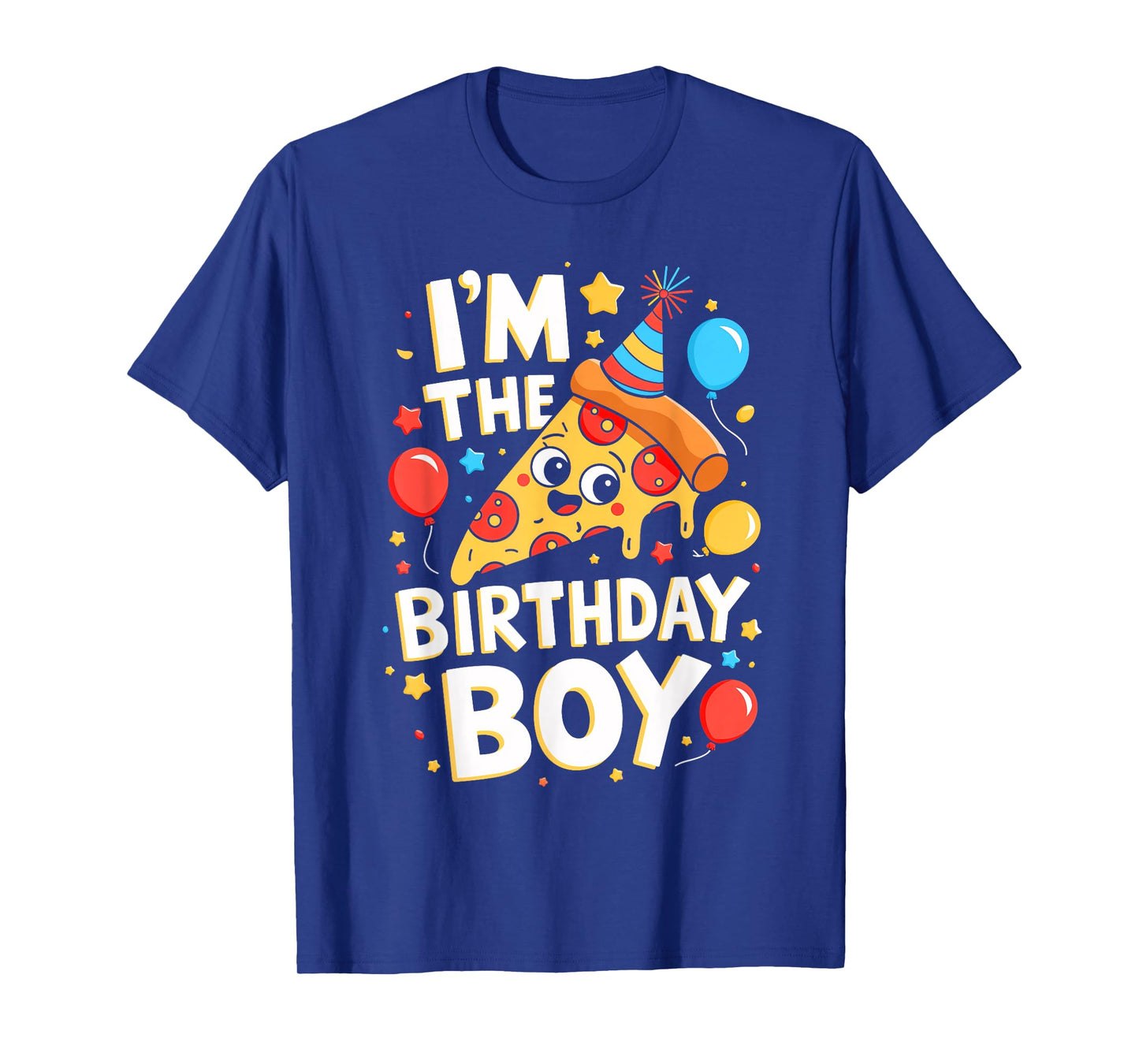 Pizza Birthday Boy Pizza Theme Bday Party Costume T-Shirt