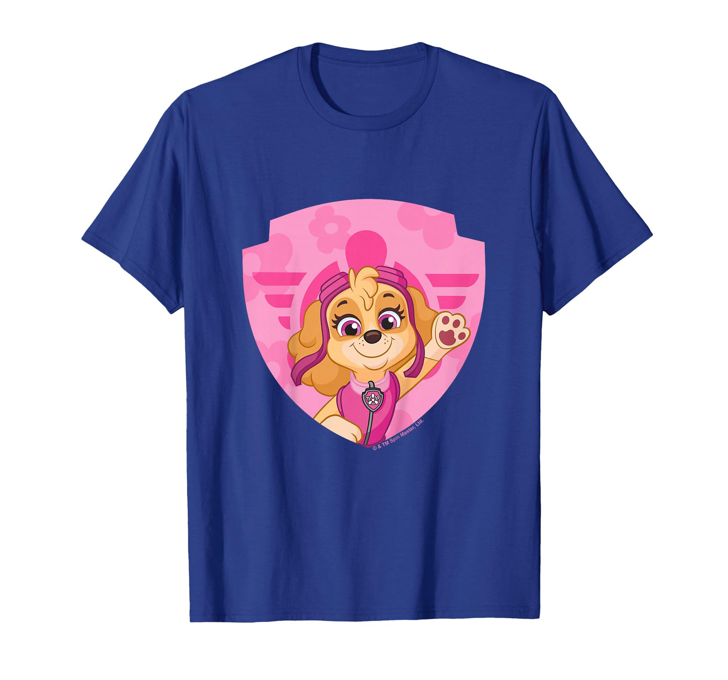 PAW Patrol Skye Big Chest Shield Emblem T-Shirt