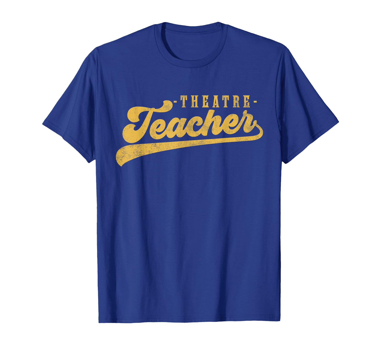Theatre Teacher Men Women Vintage Graphic Theatre Teacher T-Shirt