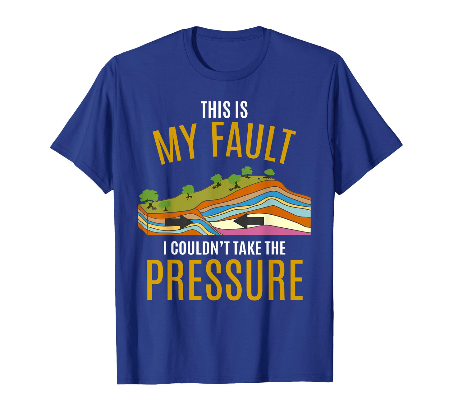 Tectonic Plates Model Earthquake Sorry Shirt T-Shirt