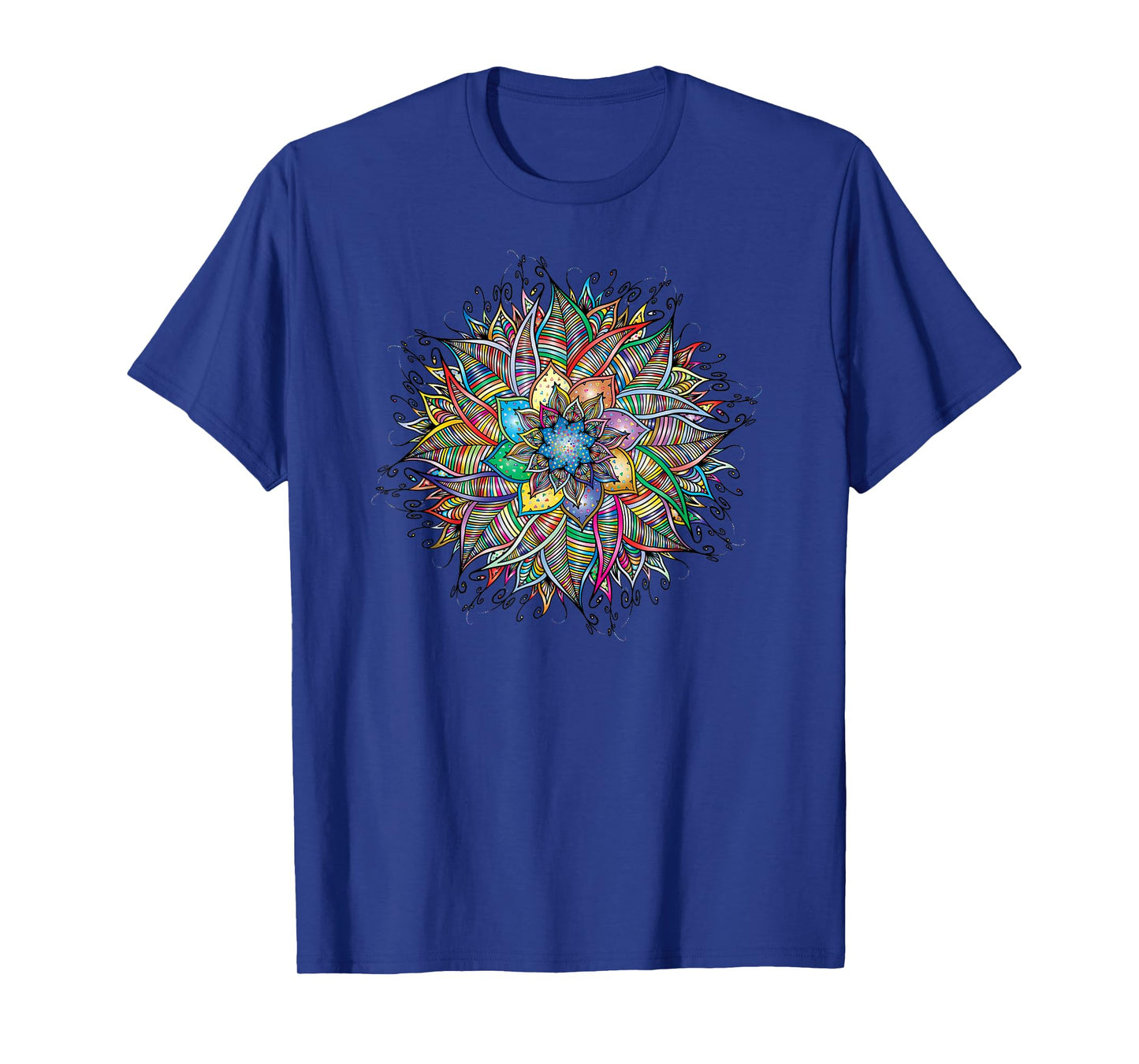 Nirvana Mandala Geometry Sacred Fractal Art Yoga Mantra T-Shirt