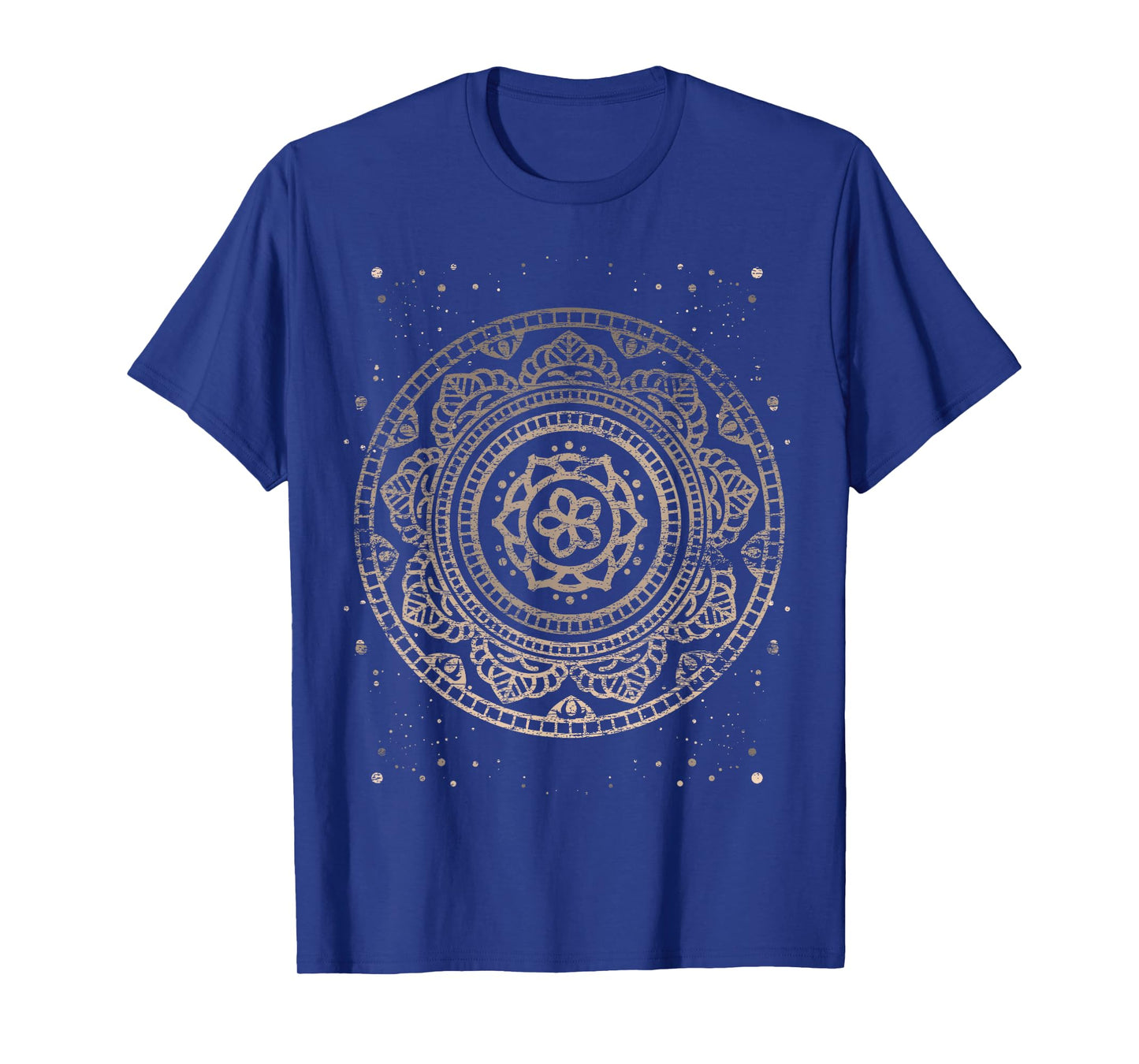 Sacred Fractal Geometry Vintage Mandala T-Shirt