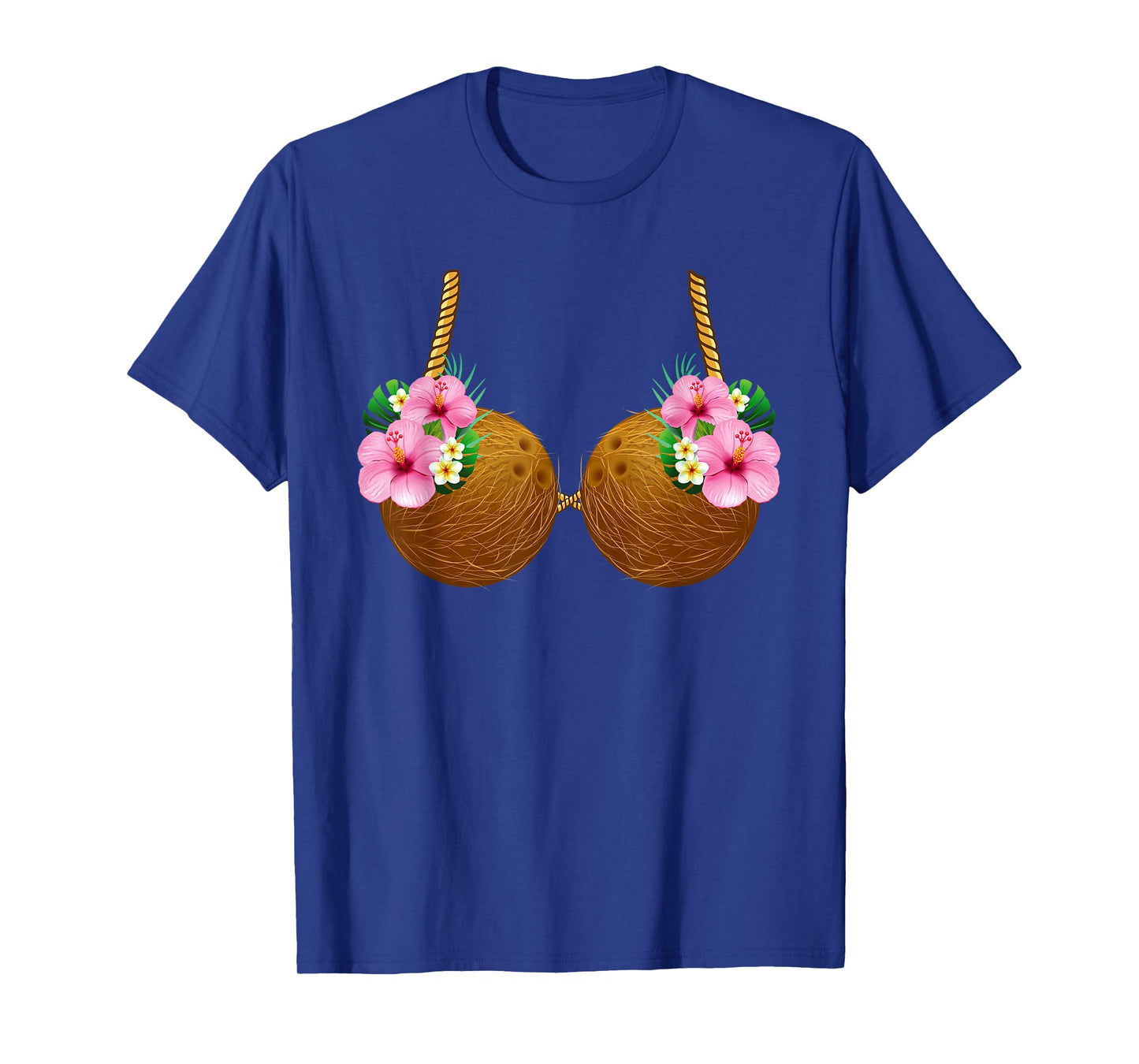 Coconut Bra Hawaiian Tropical Costume Luau Party Hawaii T-Shirt