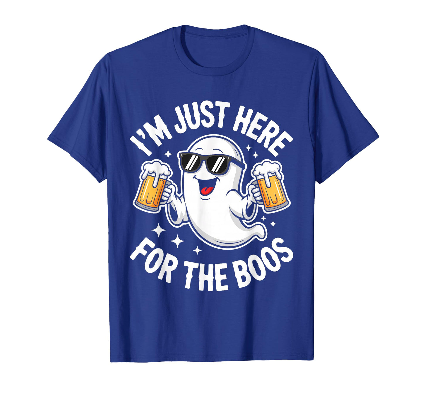 I'm Just Here for The Boos Shirt Men Women Ghost Halloween T-Shirt