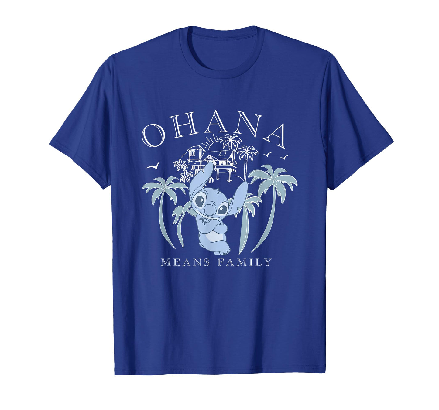 Disney Lilo & Stitch Ohana Means Family Beach T-Shirt