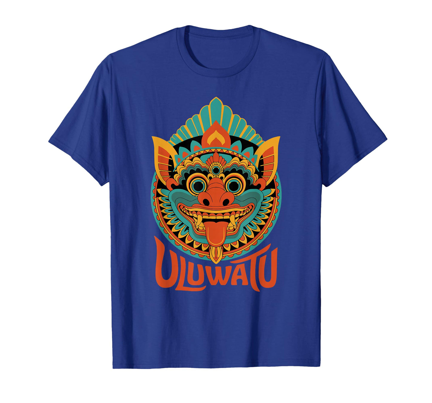 Uluwatu Bali Balinese Hindu Barong Mask Animism T-Shirt