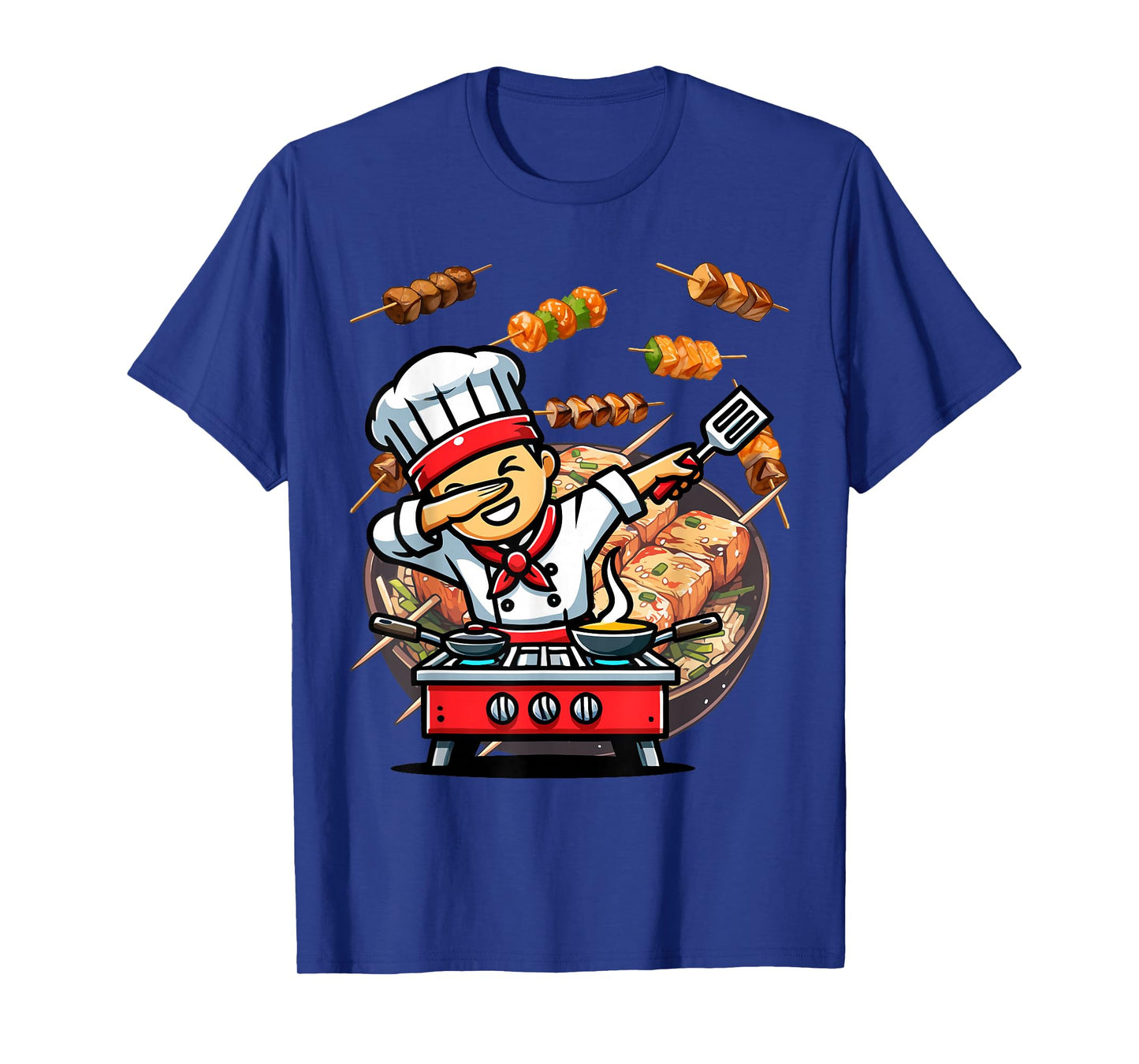 Dabbing Hibachi Chef Funny T-Shirt