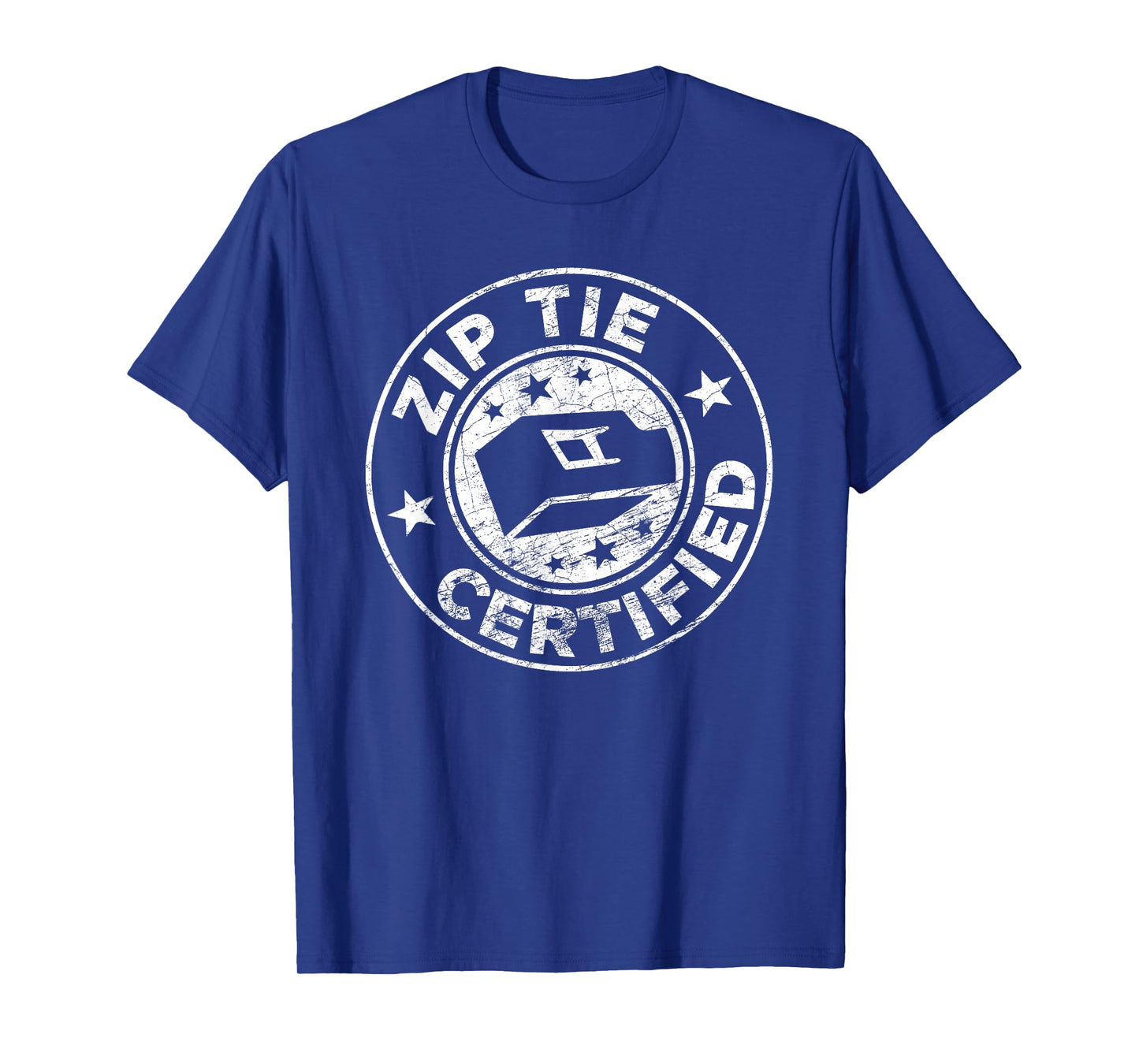 Zip Tie Certified Technician Fixing Man Funny Mechanic T-Shirt