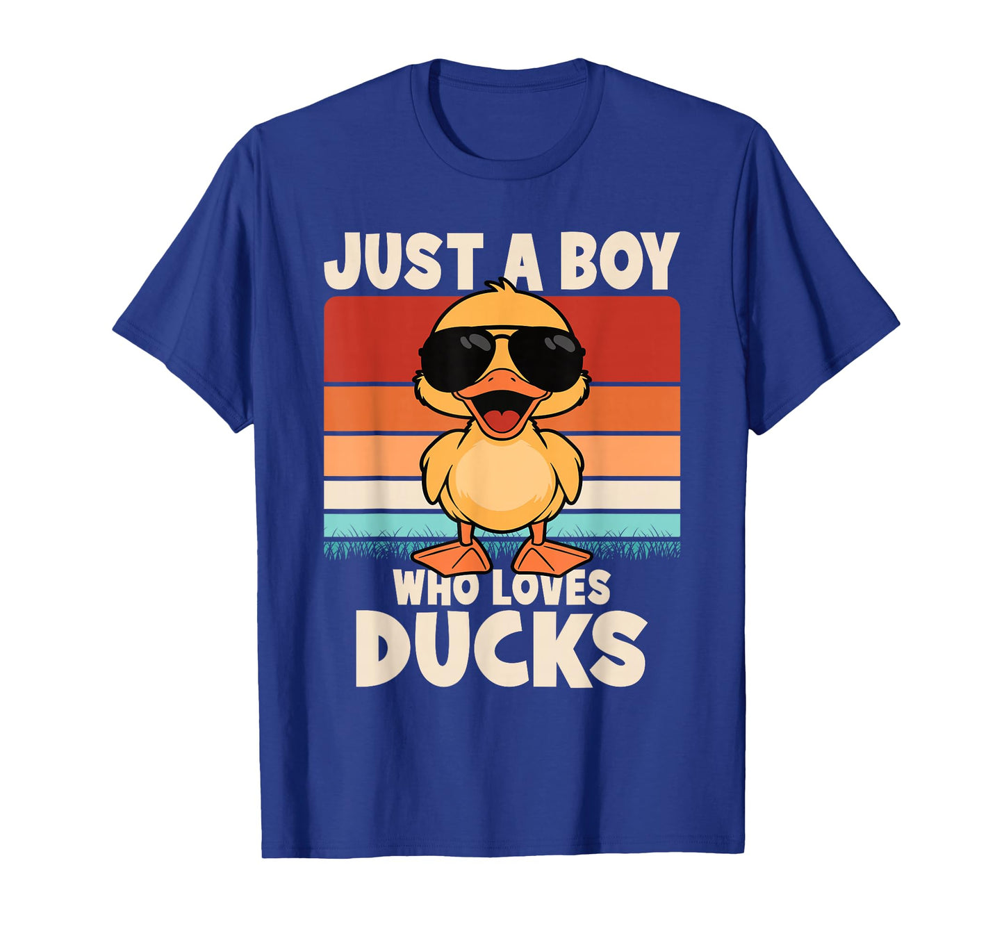Just A Boy Who Loves Ducks Funny Duck Boys Kids T-Shirt