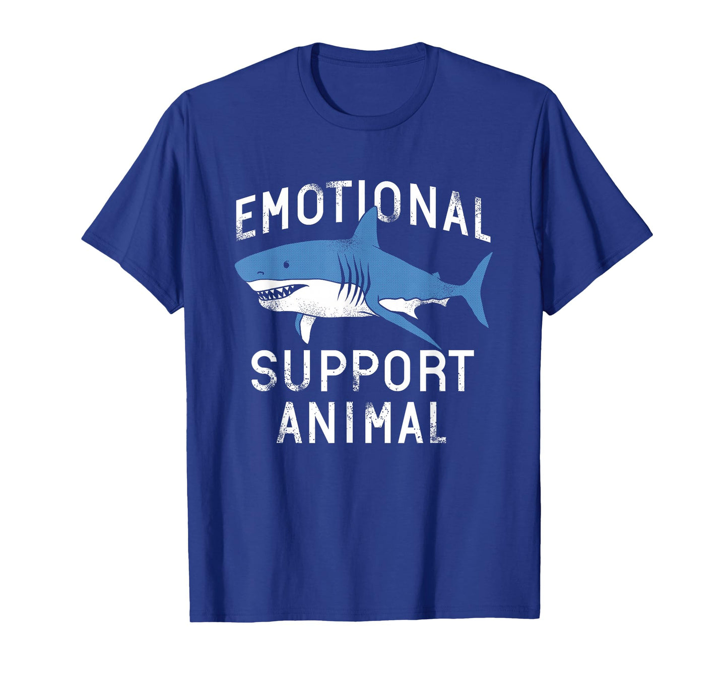 Emotional Support Animal Funny Scary Shark Pun Humor Shark T-Shirt