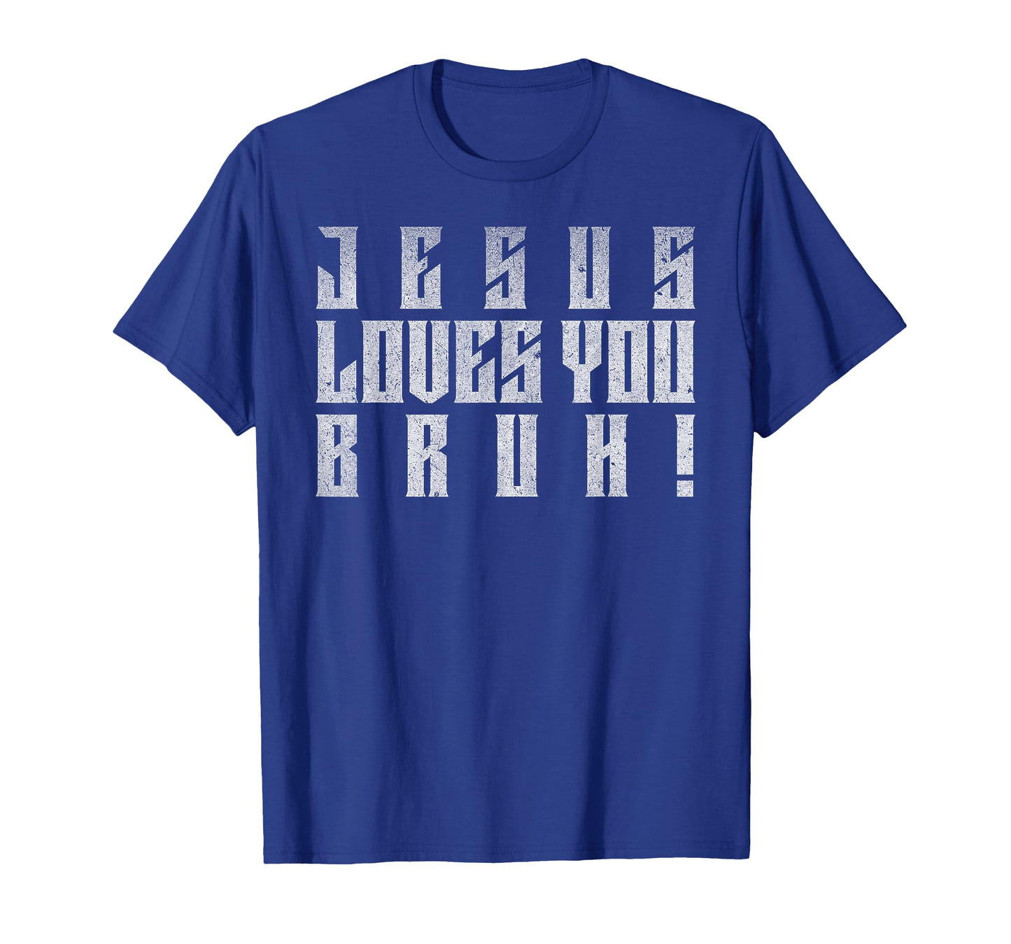 Jesus Loves You Bruh Shirt for Kids Boys Girls Christianity T-Shirt