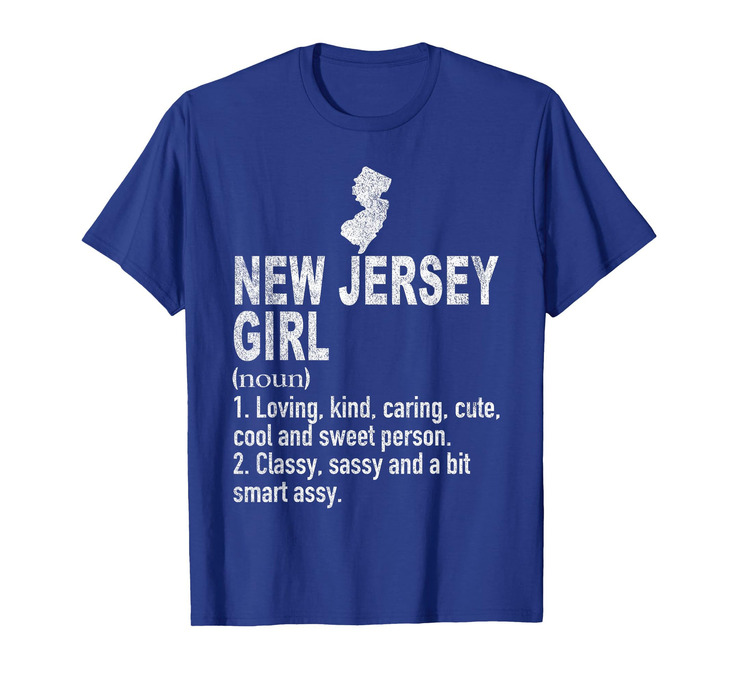 New Jersey Girl Definition Funny Hometown New Jersey T-Shirt