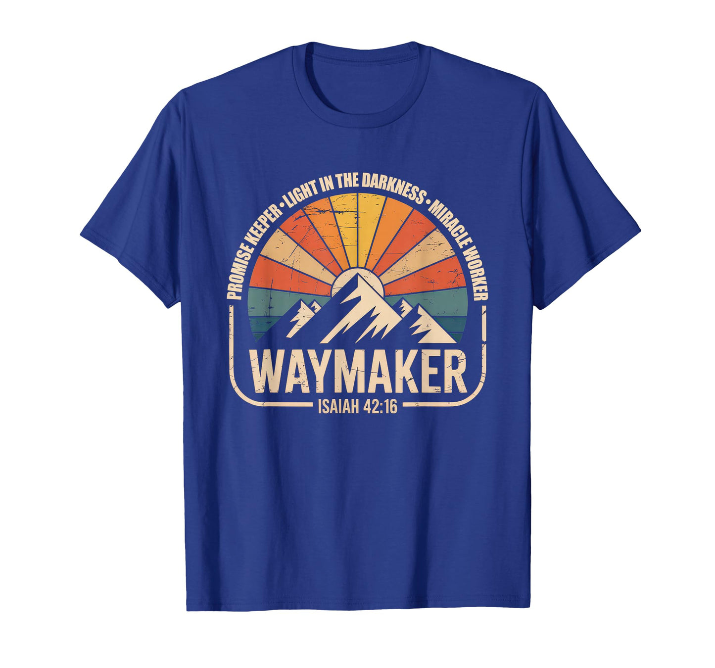 Waymaker Tshirt Promise Keeper Miracle Worker God Christian T-Shirt