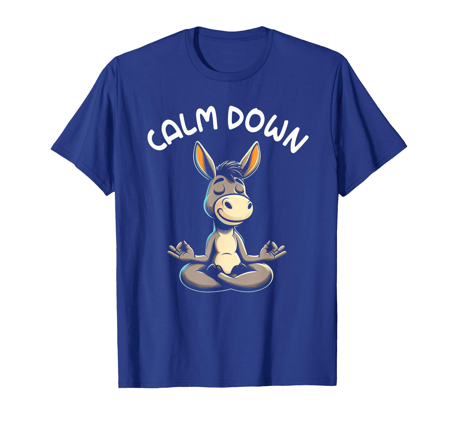 Donkey Calm Down Yoga Meditation T-Shirt