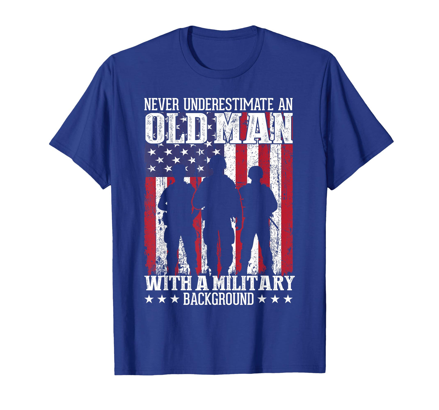 Veteran Old Man USA Veterans Day US Army America Veteran T-Shirt