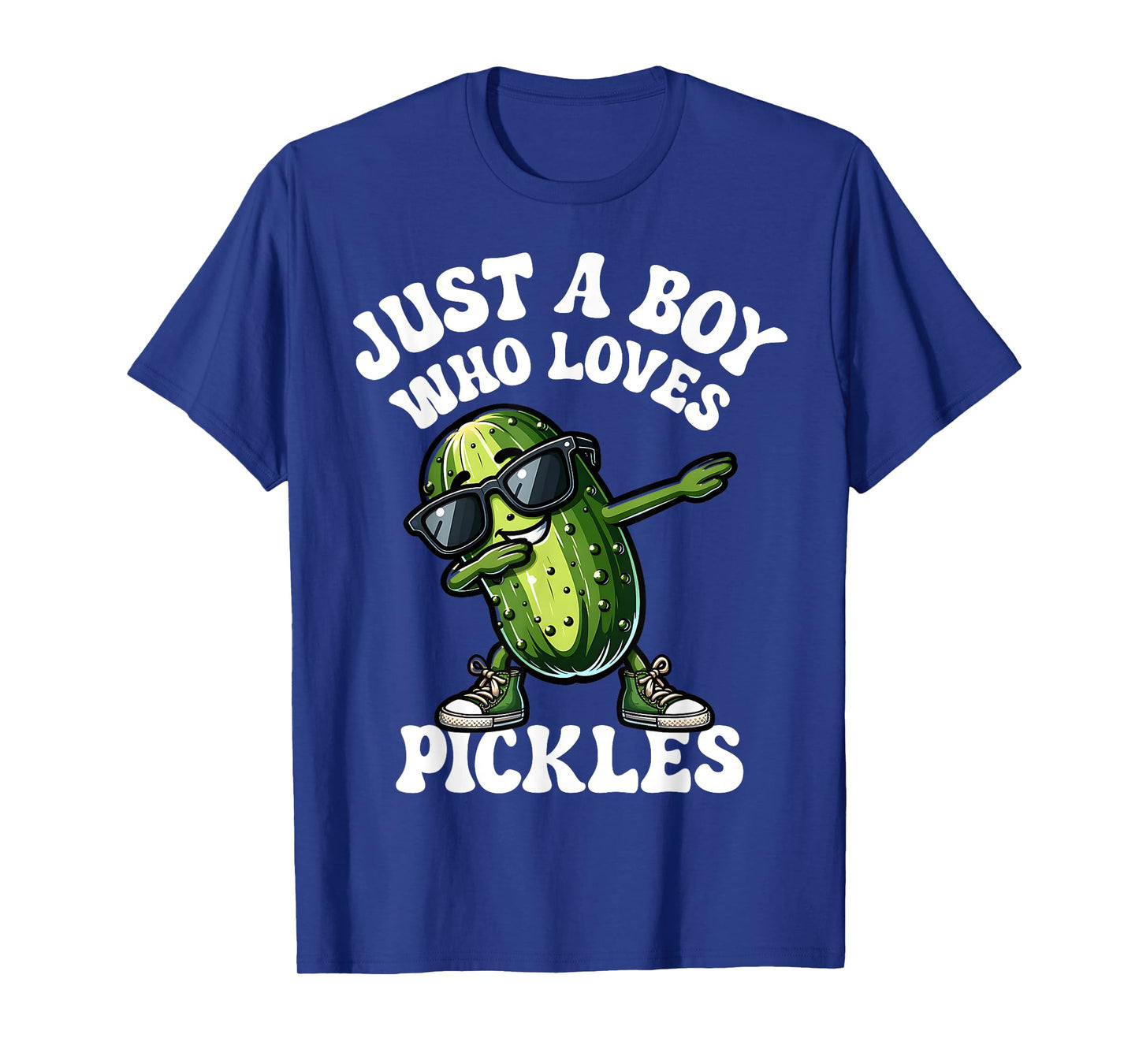 Just A Boy Who Loves Pickles Funny Pickle Birthday Party Kid T-Shirt
