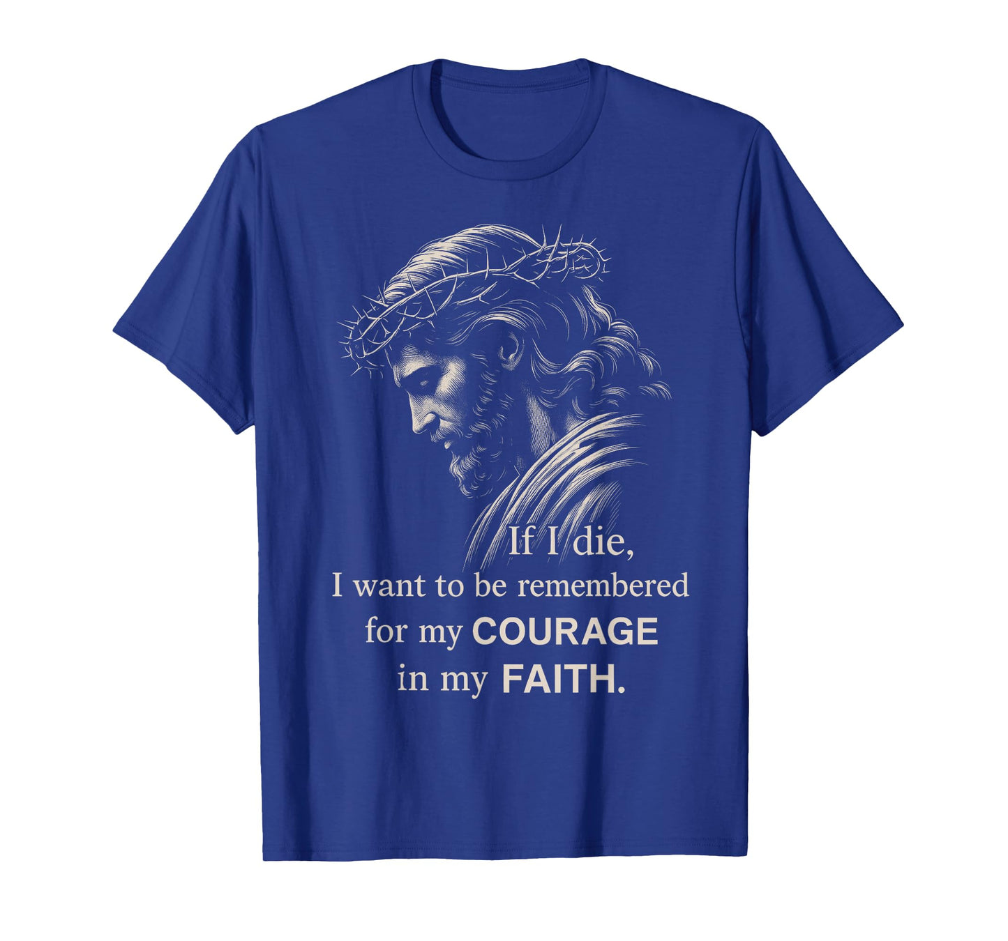 Jesus Christian Minimalist Faith Motivational Bible Verse T-Shirt