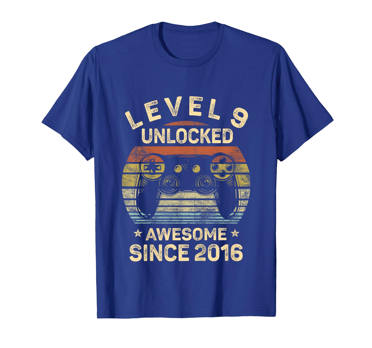 Kids Level 9 Unlocked 9th Birthday 9 Year Old Gifts Gamer Bday T-Shirt