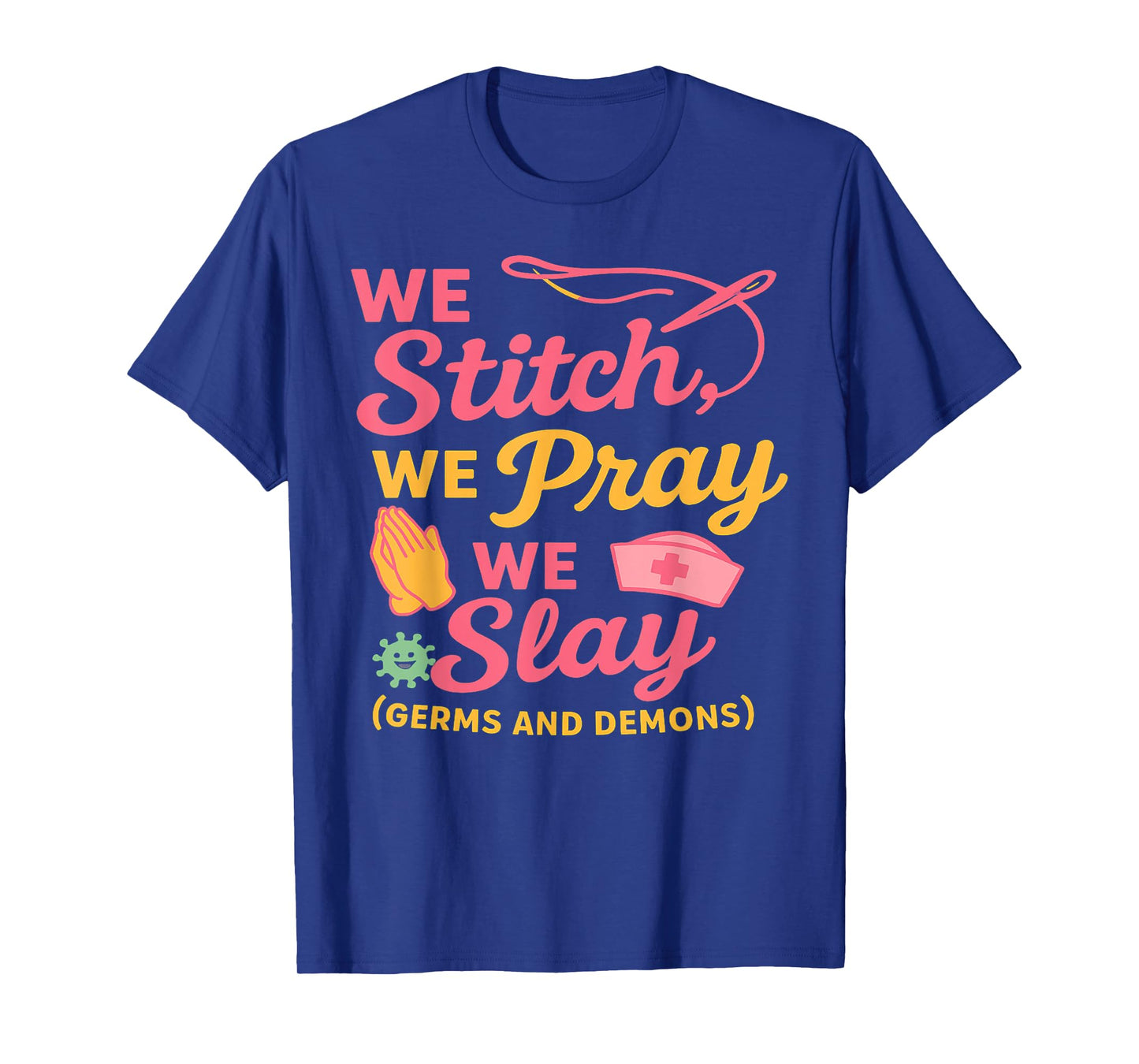 Funny Nurse Prayer Warrior Quote Medical Christian Doctor T-Shirt
