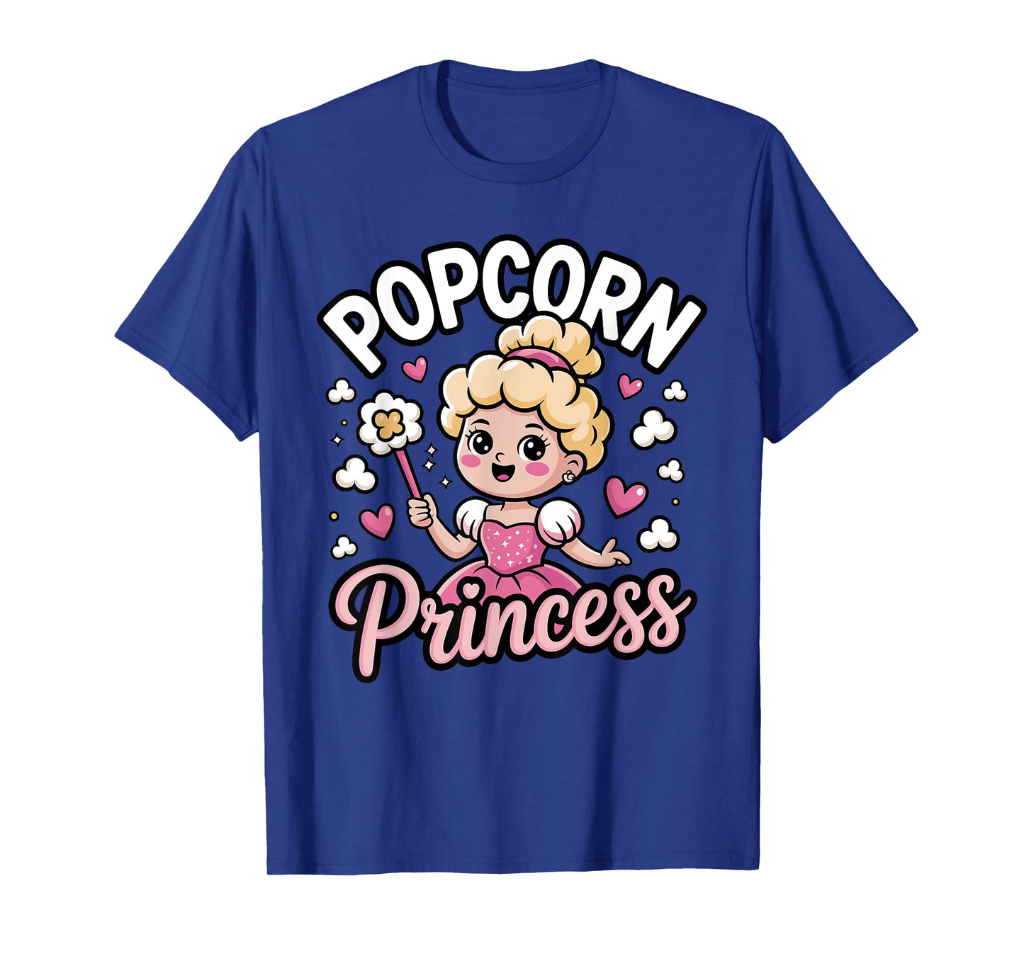 Funny Popcorn Art For Women Girls Kid Pop Corn Popcorn Lover T-Shirt