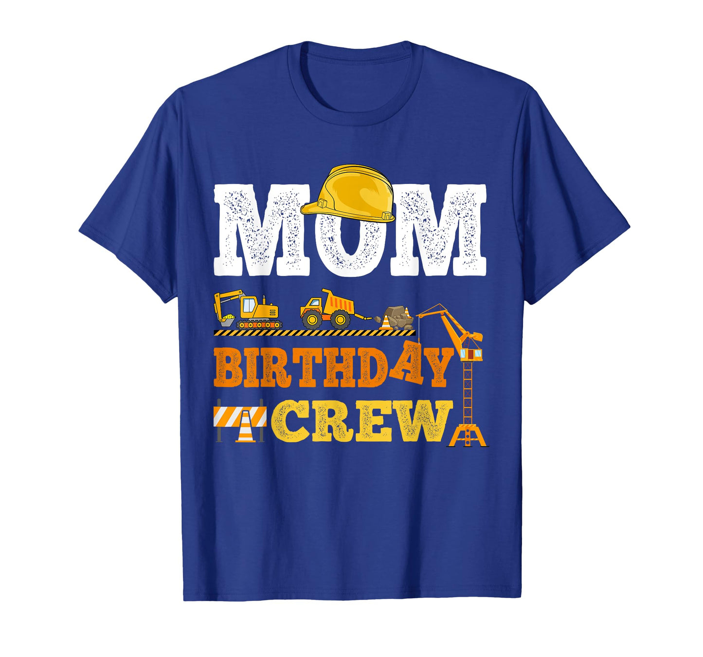 Mom Birthday Crew Construction Excavator Kids Family Set T-Shirt
