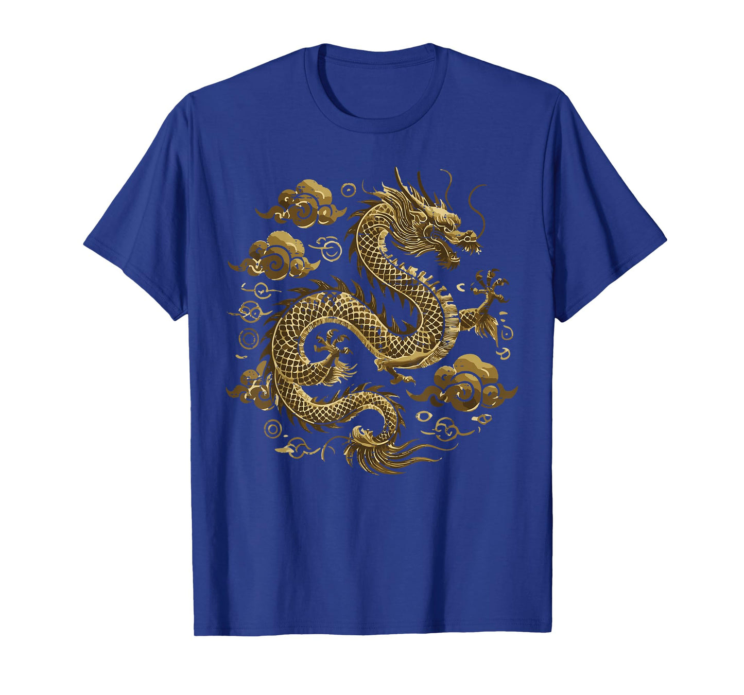 Asian Dragon Clouds Vintage Chinese Japanese Men Women Kids T-Shirt