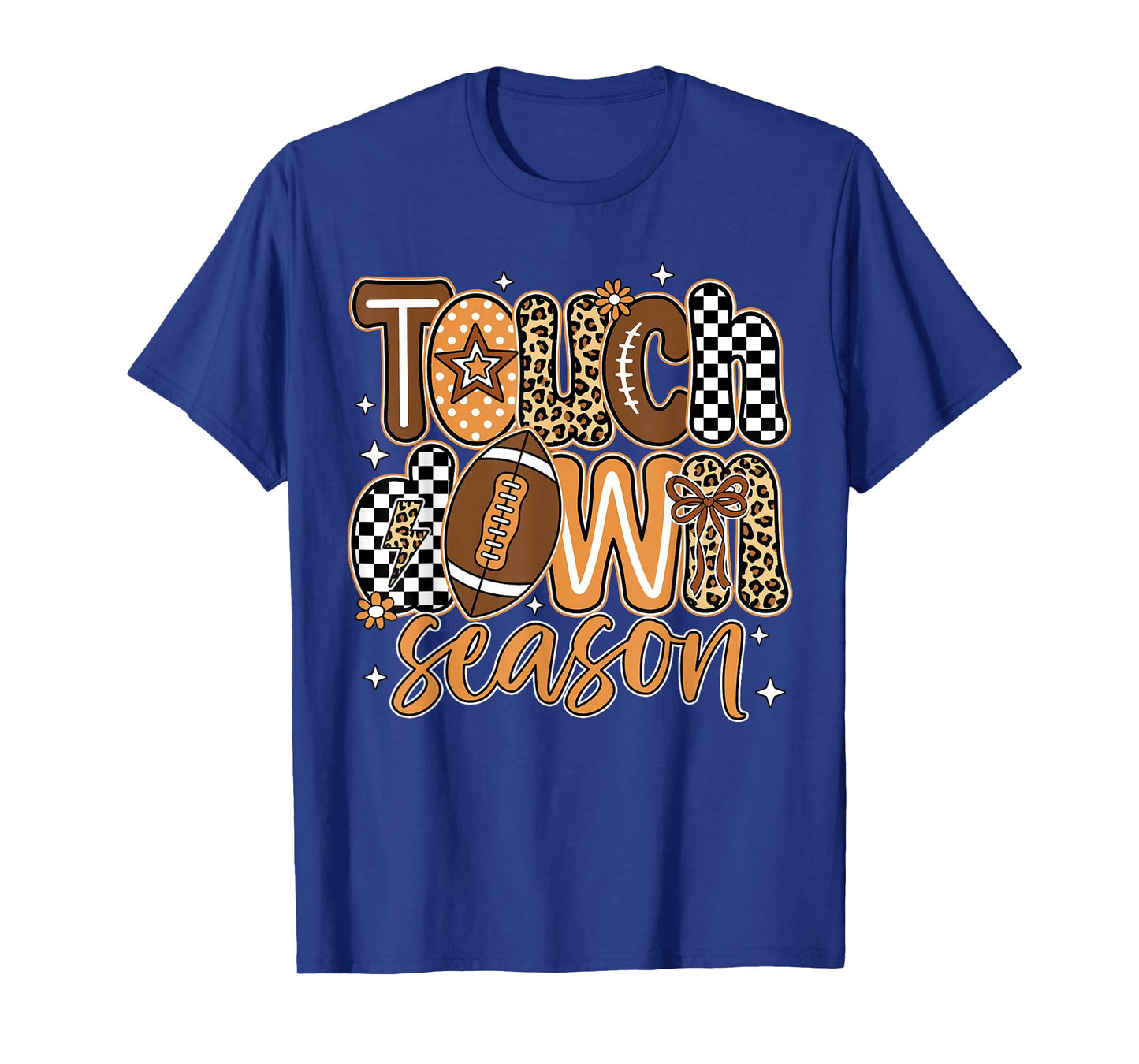 Touch Down Season Football Game Day Fall Football Autumn T-Shirt