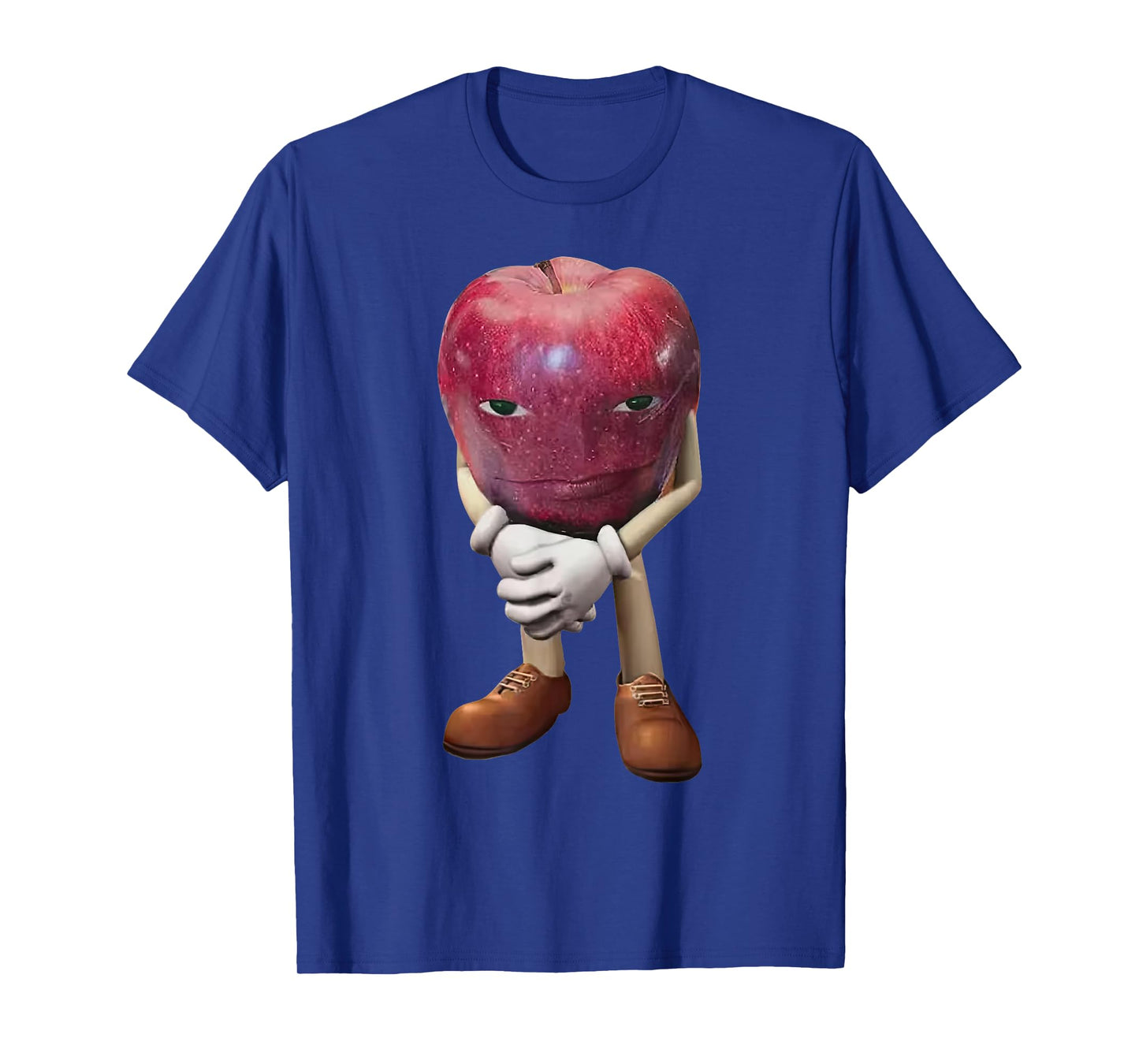 Me Asf Apple Funny Apple With Face Meme Wapple T-Shirt