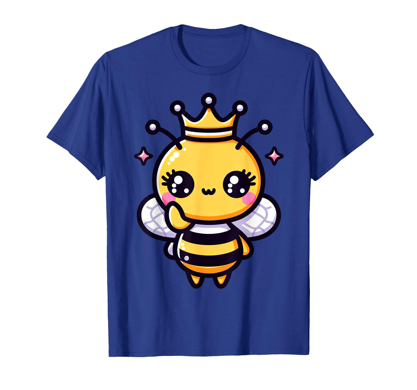 Queen Bee Crown Women Men Girls Honey Hive Bee Keeper Bee T-Shirt