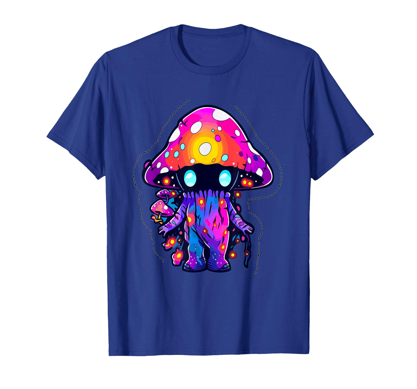 EDM Festival Trippy Art Mushroom Psychedelic Rave T-Shirt