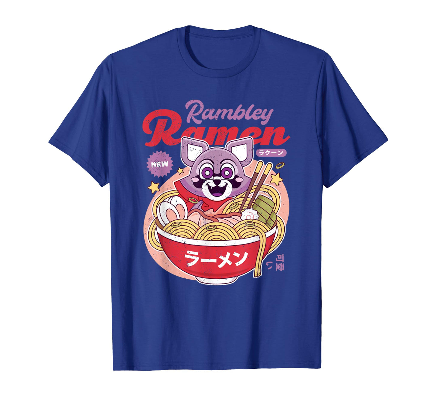 Vintage Rambley The Japanese Raccoon Ramen T-Shirt