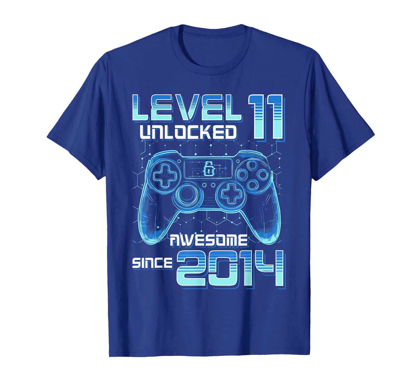 Level 11 Unlocked Video Game Party 11th Birthday Gamer Boys T-Shirt